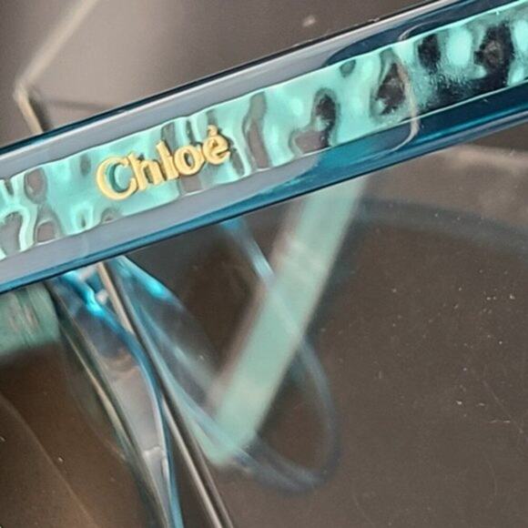 Chloe Azure Round Sunglasses 52mm Frame main image 9